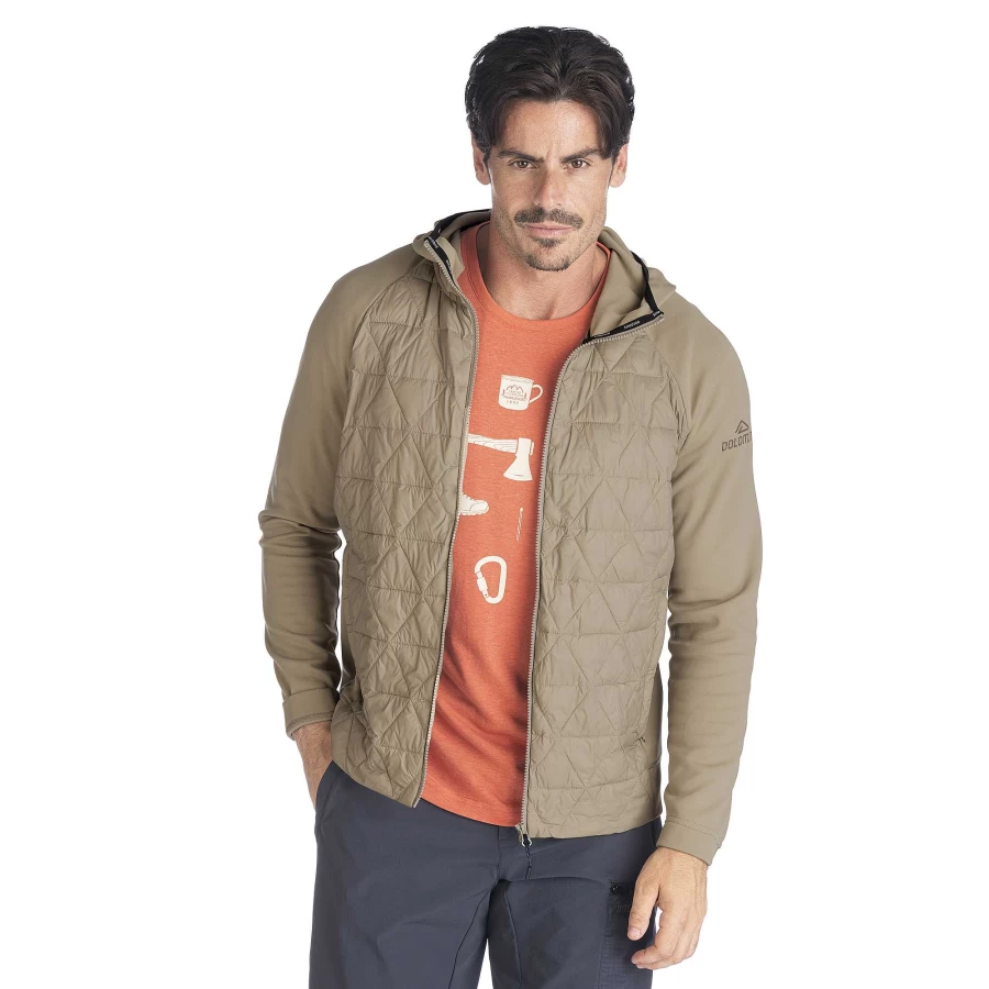 Dolomite Men's Latemar Hybrid Insulated Hooded Jacket for Outdoor Activities