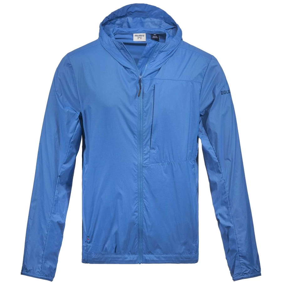Dolomite Latemar WB Men's Waterproof Hooded Jacket – Lightweight Outdoor Windbreaker for Hiking & Camping