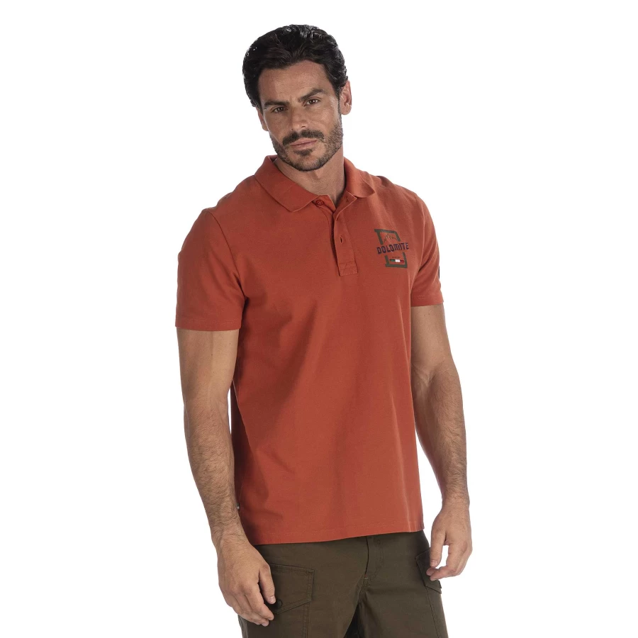 Dolomite Men's Dobbiaco Short-Sleeve Polo Shirt for Men - Comfortable & Stylish Casual Wear