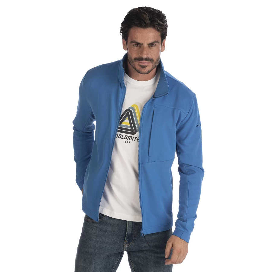Dolomite Men's Latemar Zip Fleece Jacket for Outdoor Activities