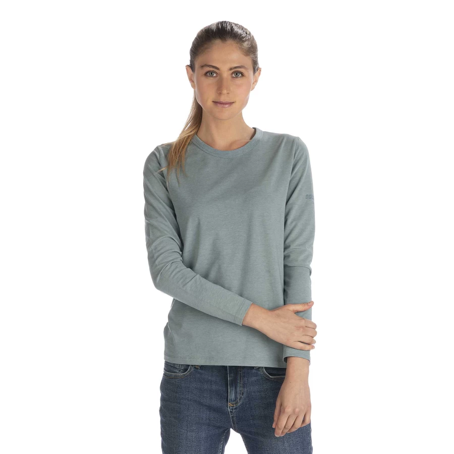 Dolomite Women's Pelmo Dri Long-Sleeve Moisture-Wicking Active T-Shirt for Outdoor Activities