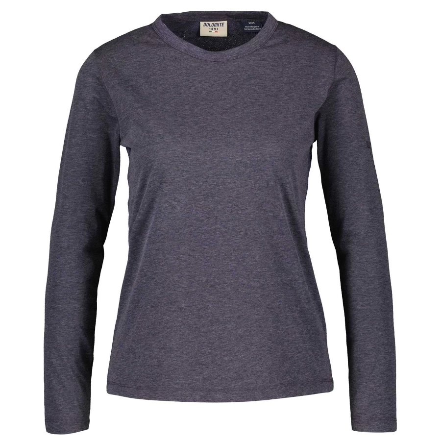 Dolomite Women's Pelmo Dri Long-Sleeve Moisture-Wicking Active T-Shirt for Outdoor Activities