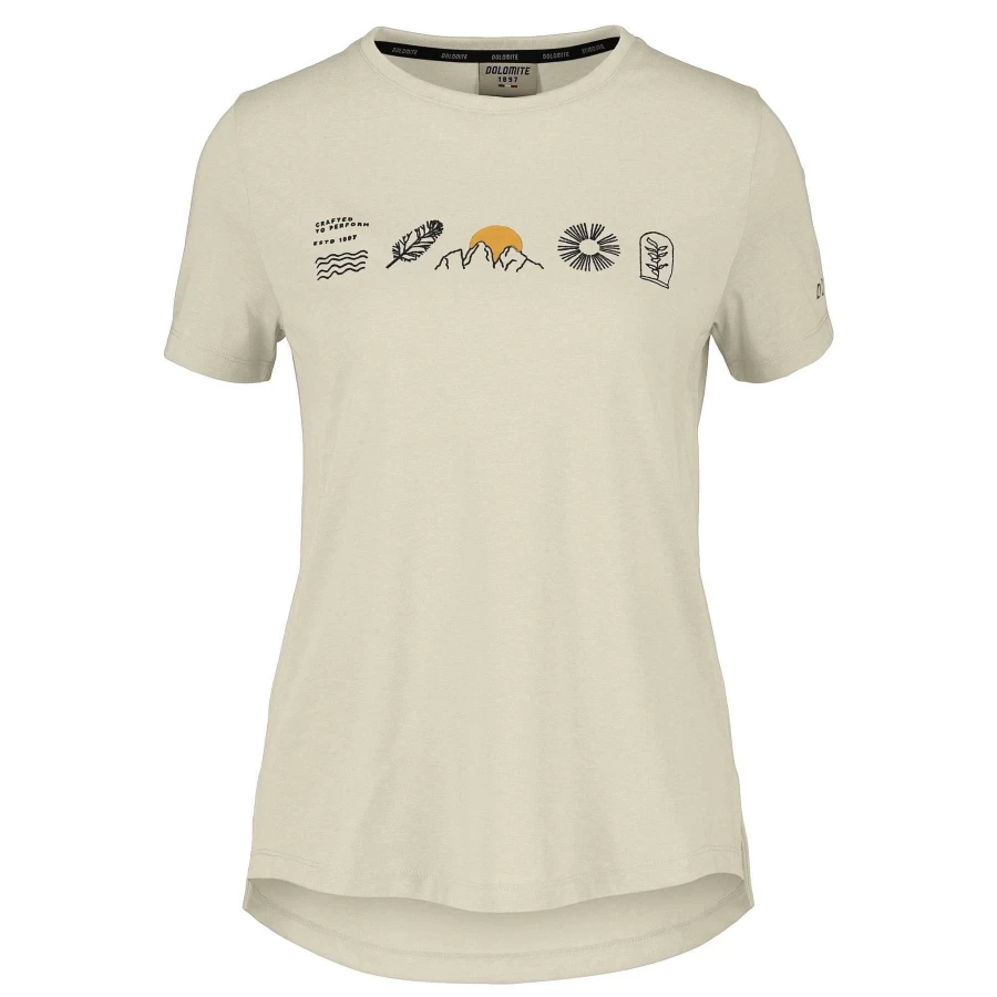 Dolomite Women's Pelmo Dri 2 Short-Sleeve Moisture-Wicking T-Shirt for Active Lifestyle