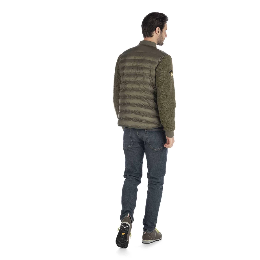 Dolomite Men's Polar Bomber Jacket – Winter Warm Fleece-Lined Outdoor Coat
