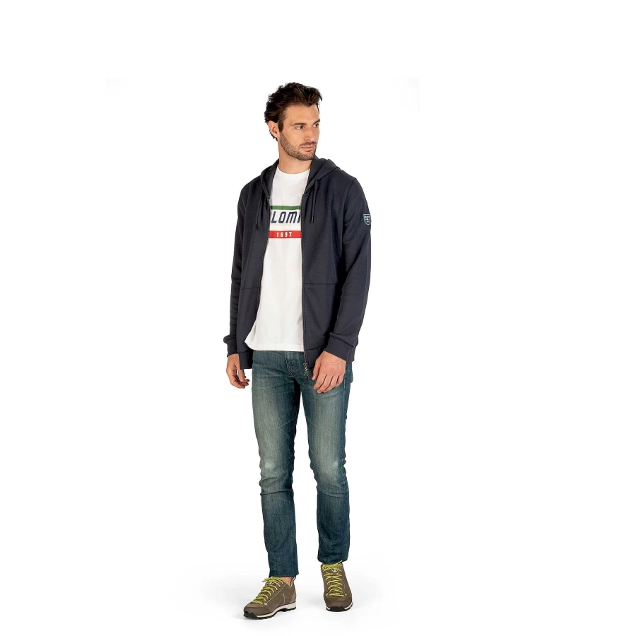 Dolomite Men's Gard Hooded Fleece Jacket – Warm Winter Outdoor Pullover for Men