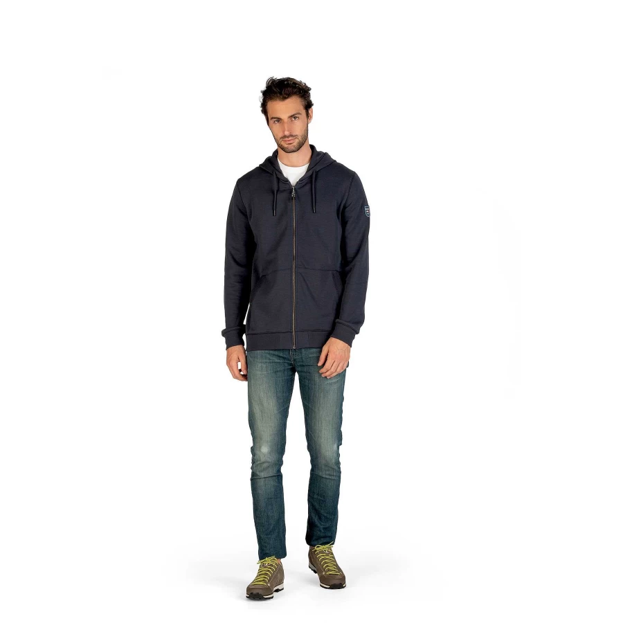 Dolomite Men's Gard Hooded Fleece Jacket – Warm Winter Outdoor Pullover for Men