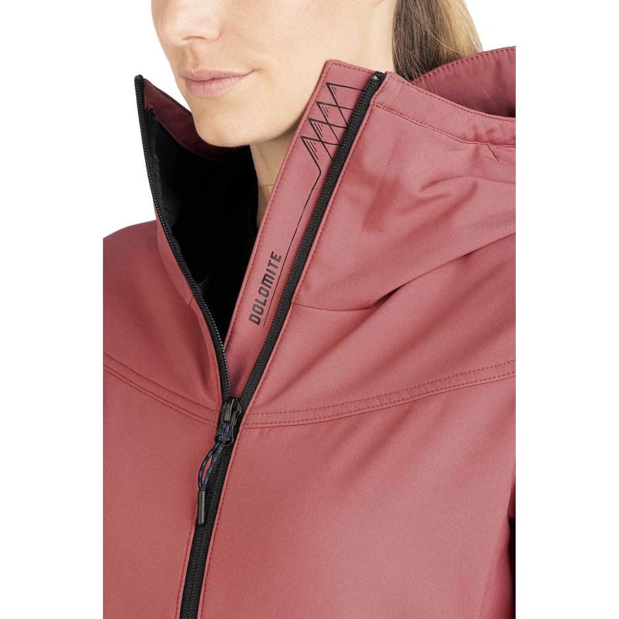 Dolomite Women's Pelmo Softshell Jacket - Lightweight Water-Resistant Outdoor Hiking Windbreaker