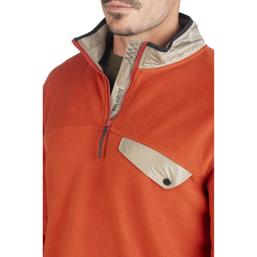 Dolomite Men's Latemar Fleece Half-Zip Sweater for Outdoor Comfort