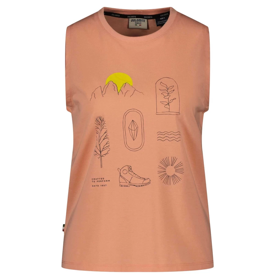 Dolomite Women's Comfortable Breathable Latemar Tank Top for Active Lifestyle
