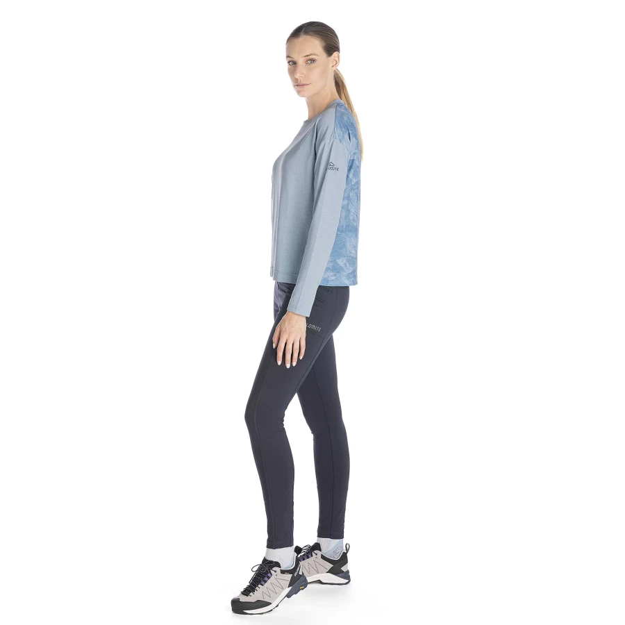 Dolomite Women's Latemar Dri Long-Sleeve Moisture-Wicking Active T-Shirt for Outdoor Activities