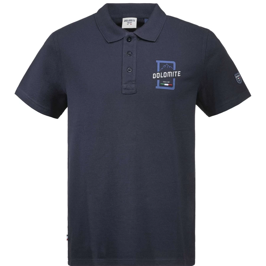 Dolomite Men's Dobbiaco Short-Sleeve Polo Shirt for Men - Comfortable & Stylish Casual Wear